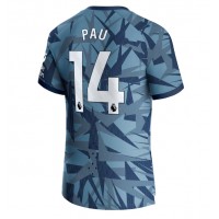 Camisa de Futebol Aston Villa Pau Torres #14 Equipamento Alternativo 2023-24 Manga Curta